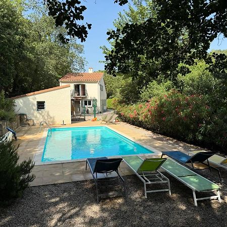 Maison avec piscine chauffée entre mer et montagne Montauriol  Exterior foto